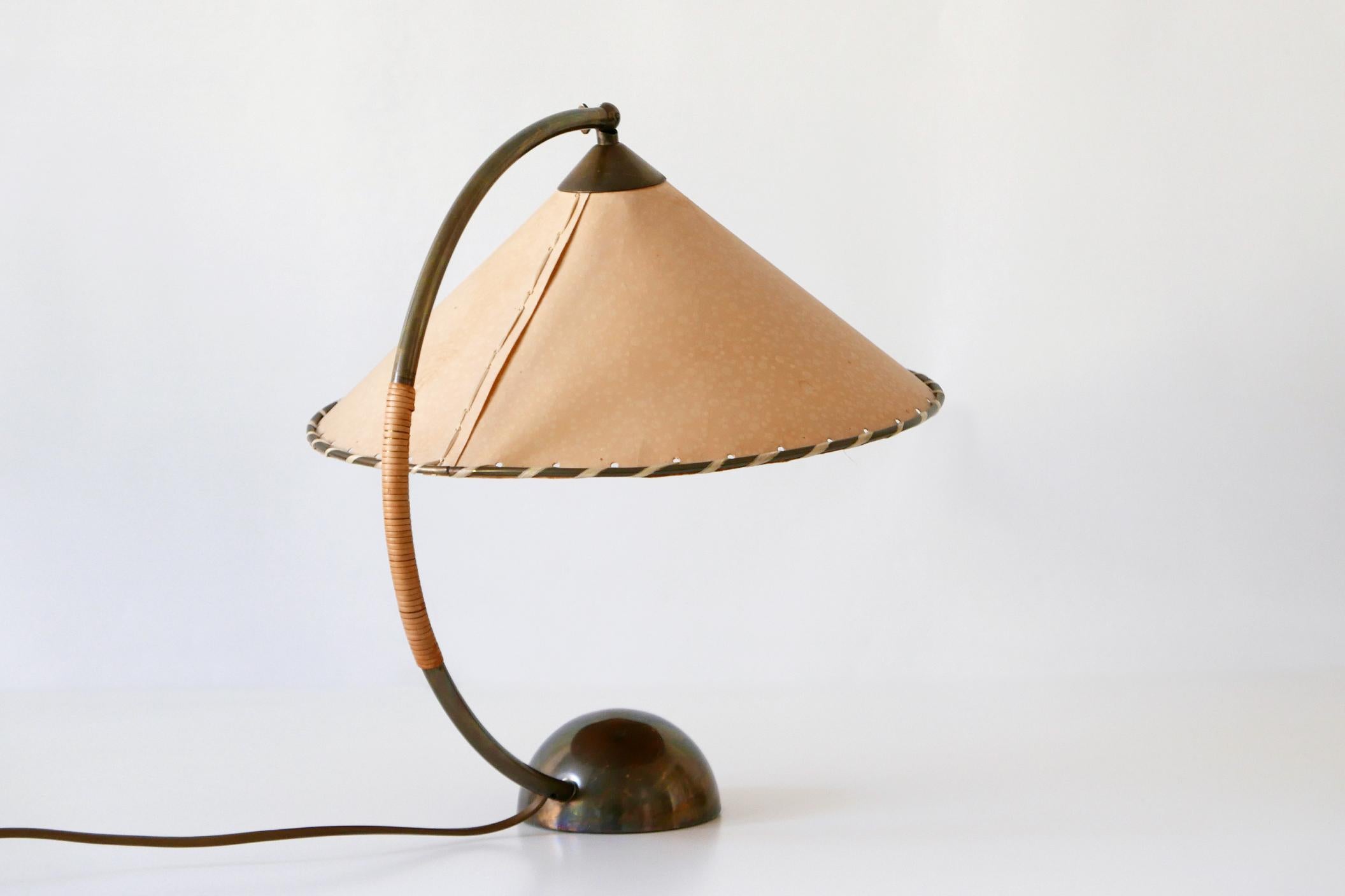 Exceptional and Large Mid-Century Modern Table Lamp by Pitt Müller 1950s Germany 6