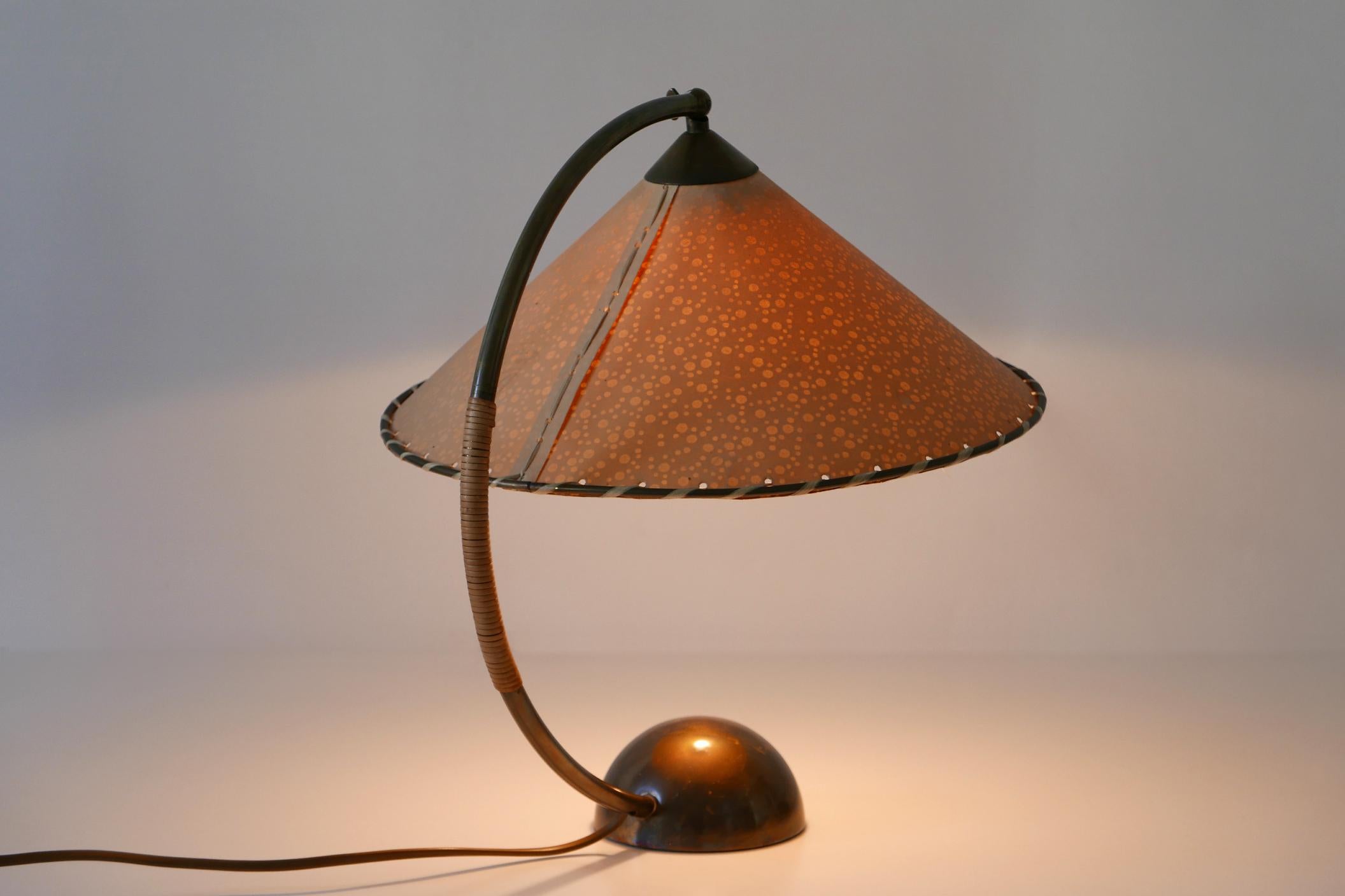 Exceptional and Large Mid-Century Modern Table Lamp by Pitt Müller 1950s Germany 7