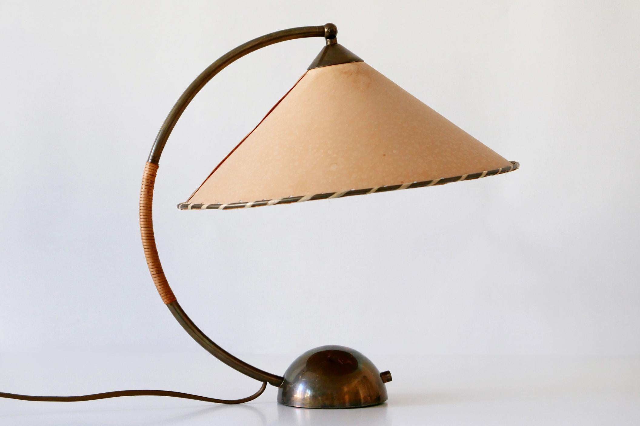 Exceptional and Large Mid-Century Modern Table Lamp by Pitt Müller 1950s Germany 8