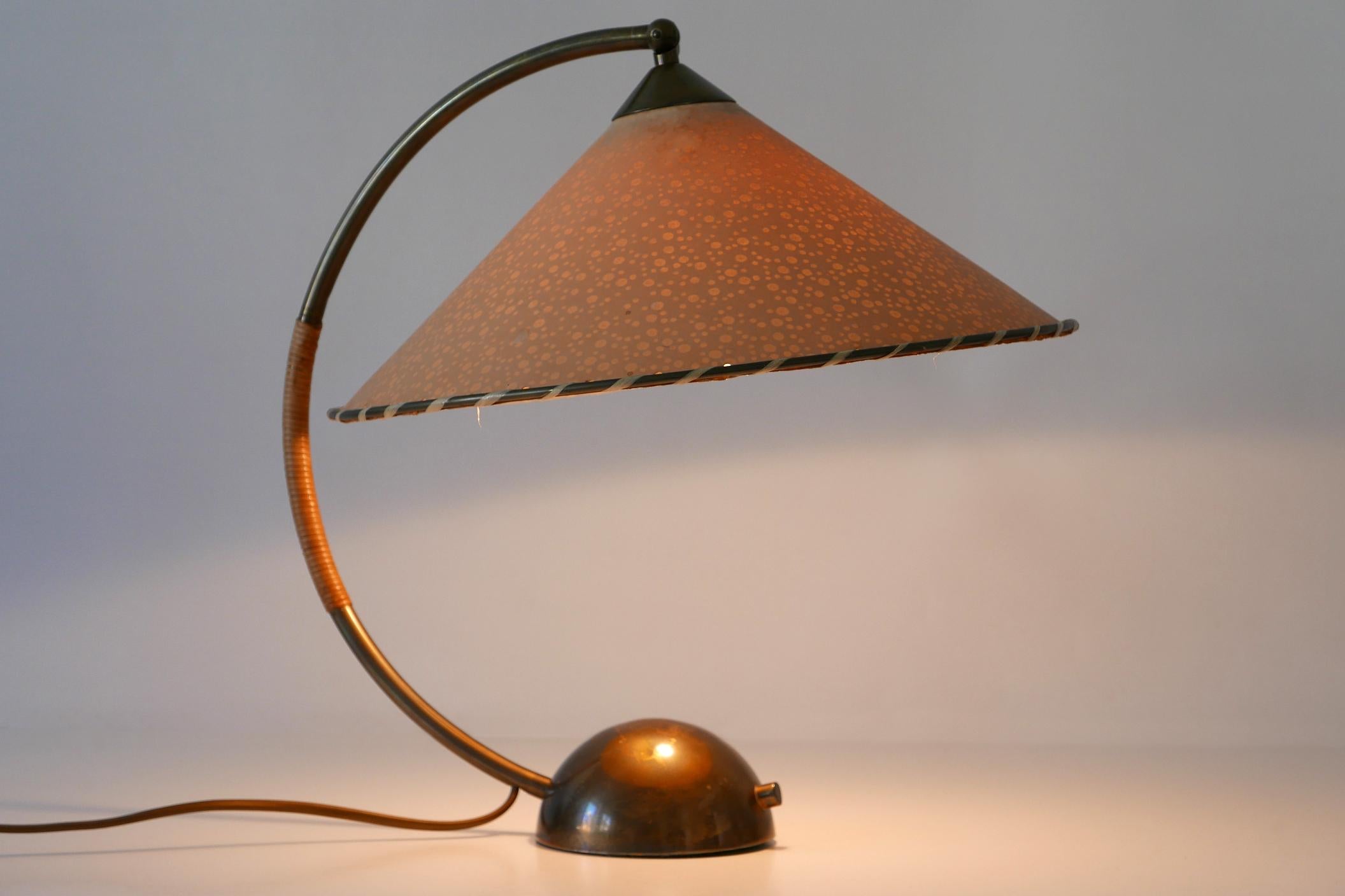 Exceptional and Large Mid-Century Modern Table Lamp by Pitt Müller 1950s Germany 11