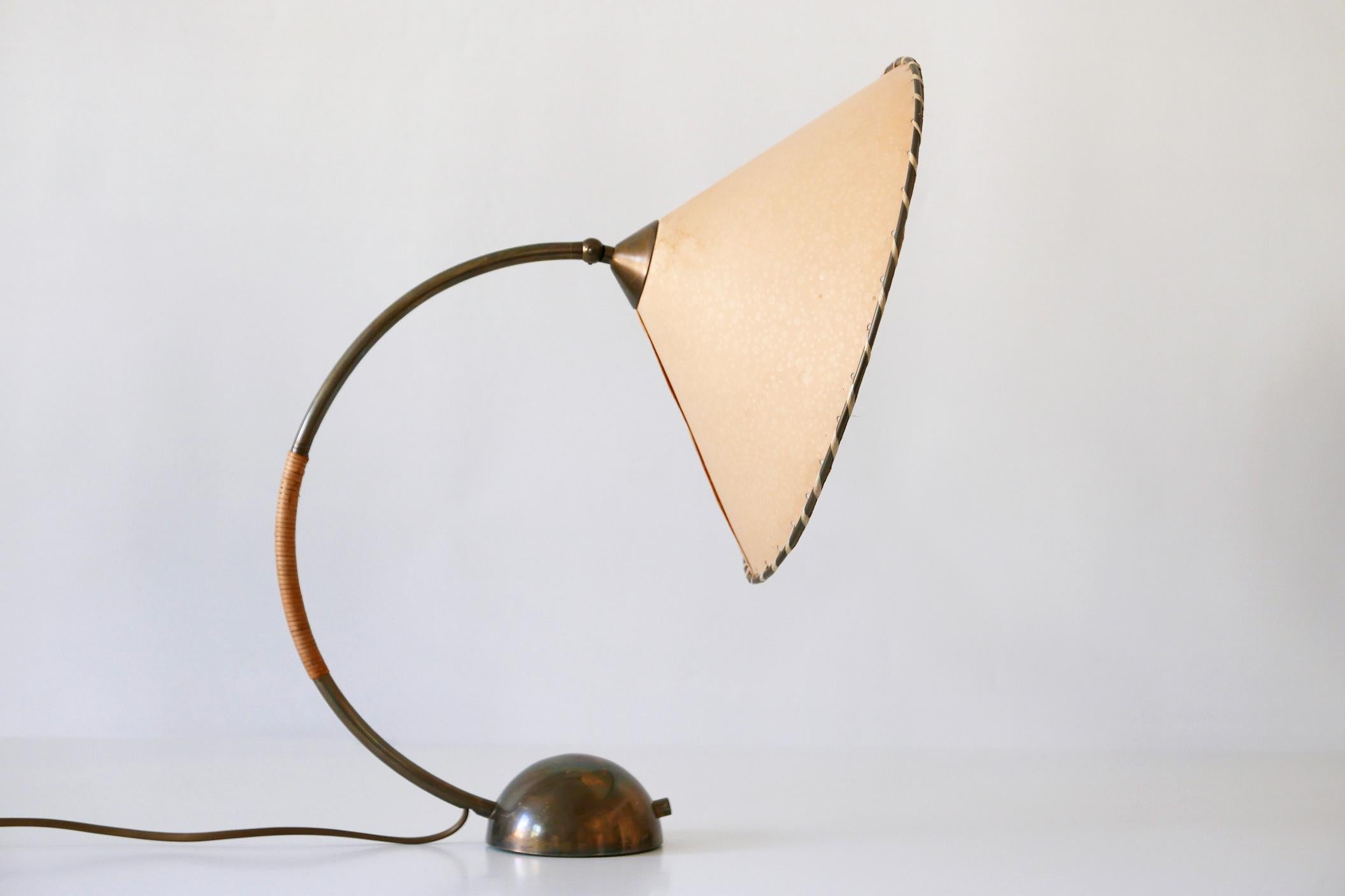 Exceptional and Large Mid-Century Modern Table Lamp by Pitt Müller 1950s Germany 12