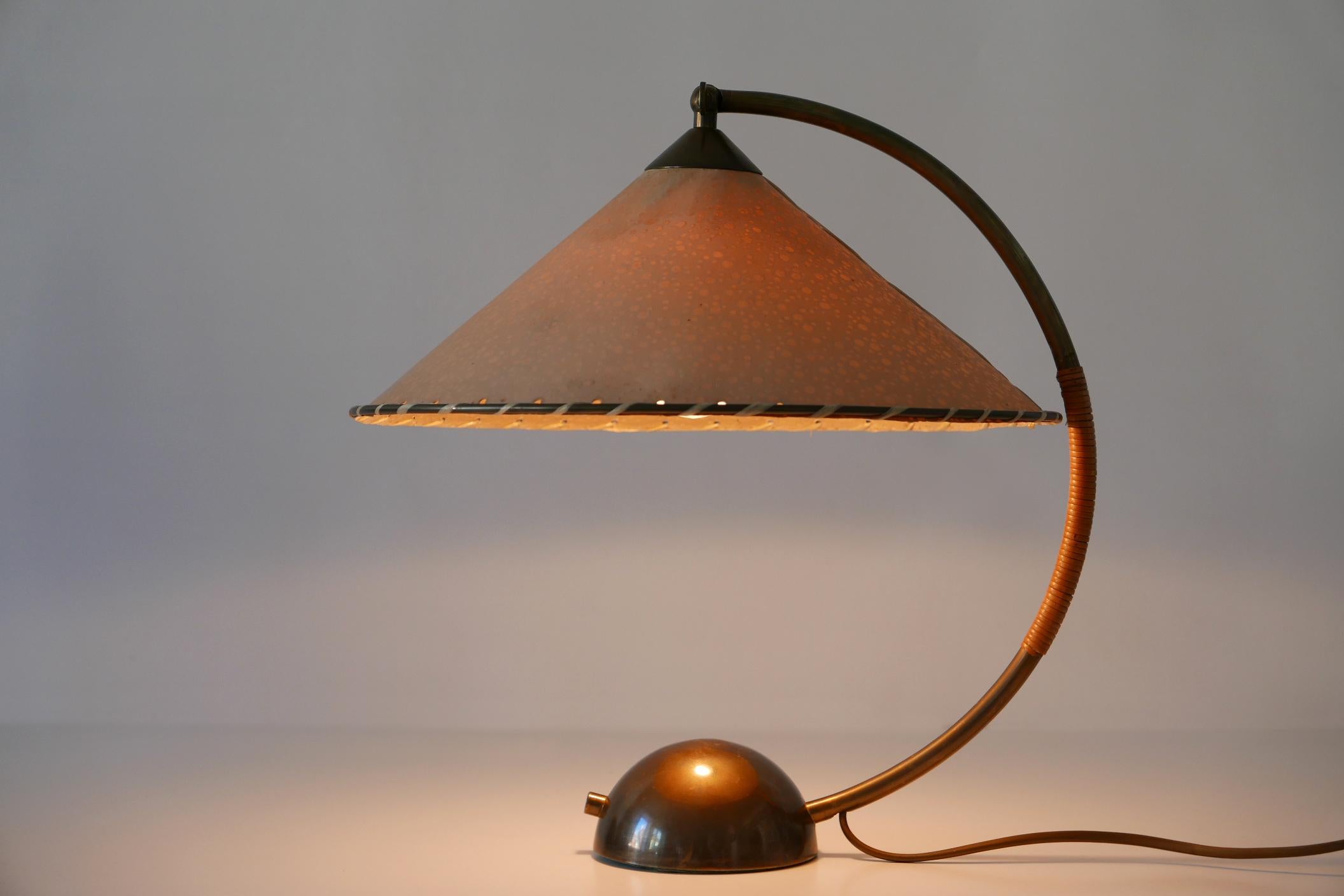Mid-20th Century Exceptional and Large Mid-Century Modern Table Lamp by Pitt Müller 1950s Germany