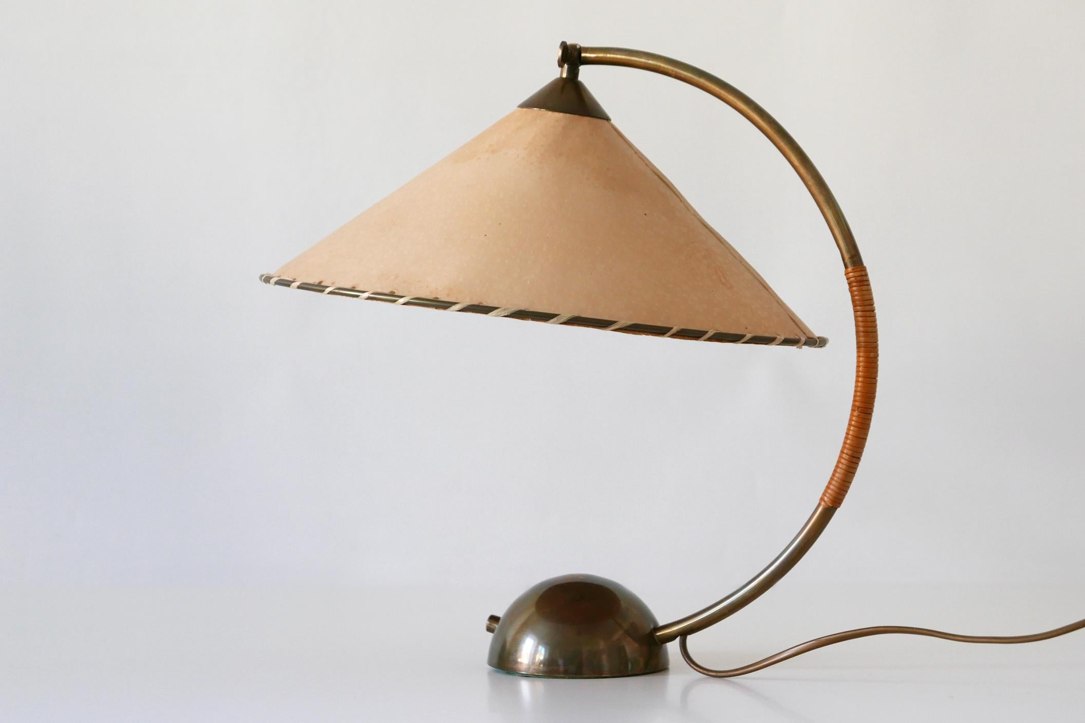 Exceptional and Large Mid-Century Modern Table Lamp by Pitt Müller 1950s Germany 1