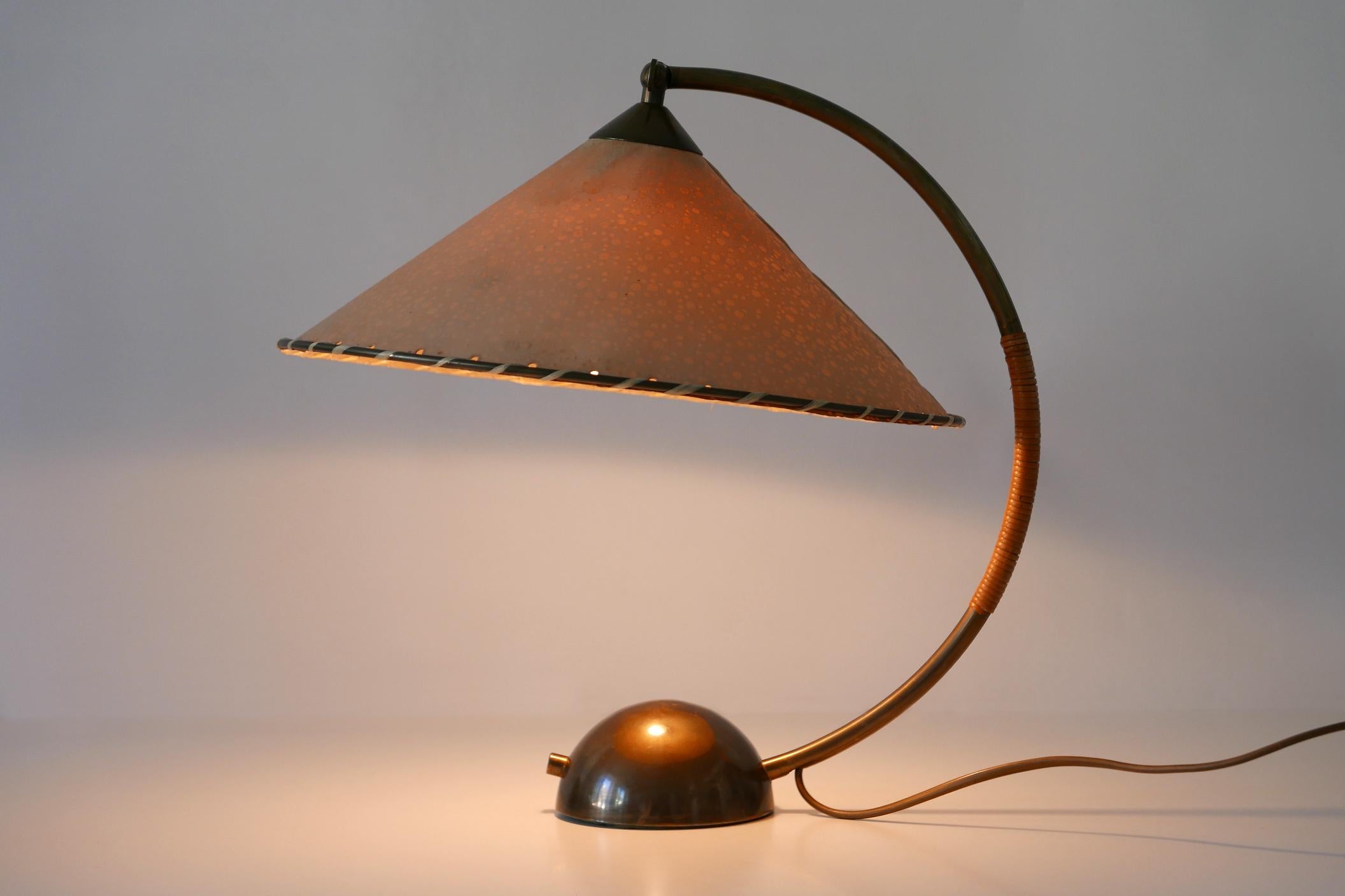 Exceptional and Large Mid-Century Modern Table Lamp by Pitt Müller 1950s Germany 2