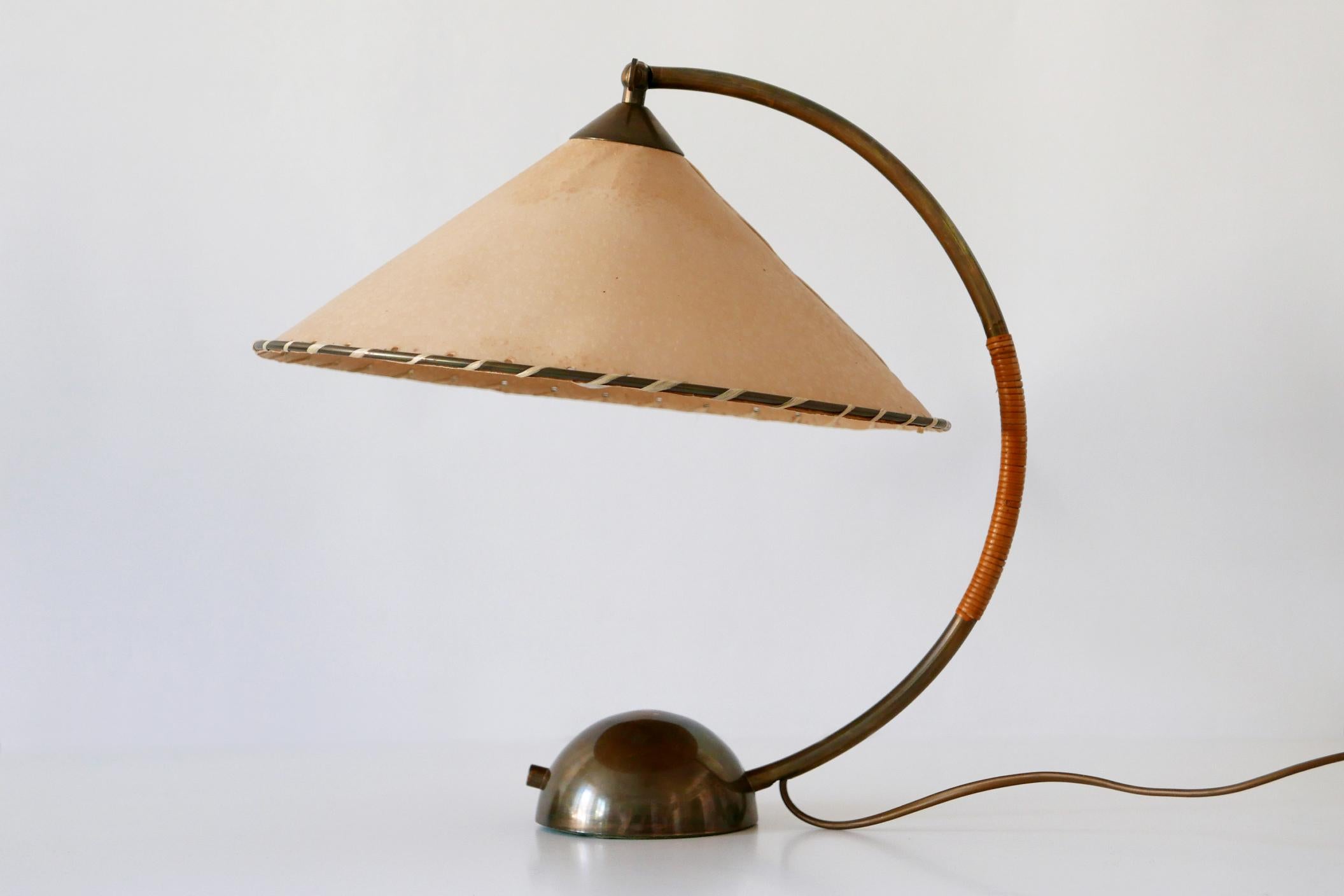 Exceptional and Large Mid-Century Modern Table Lamp by Pitt Müller 1950s Germany 3