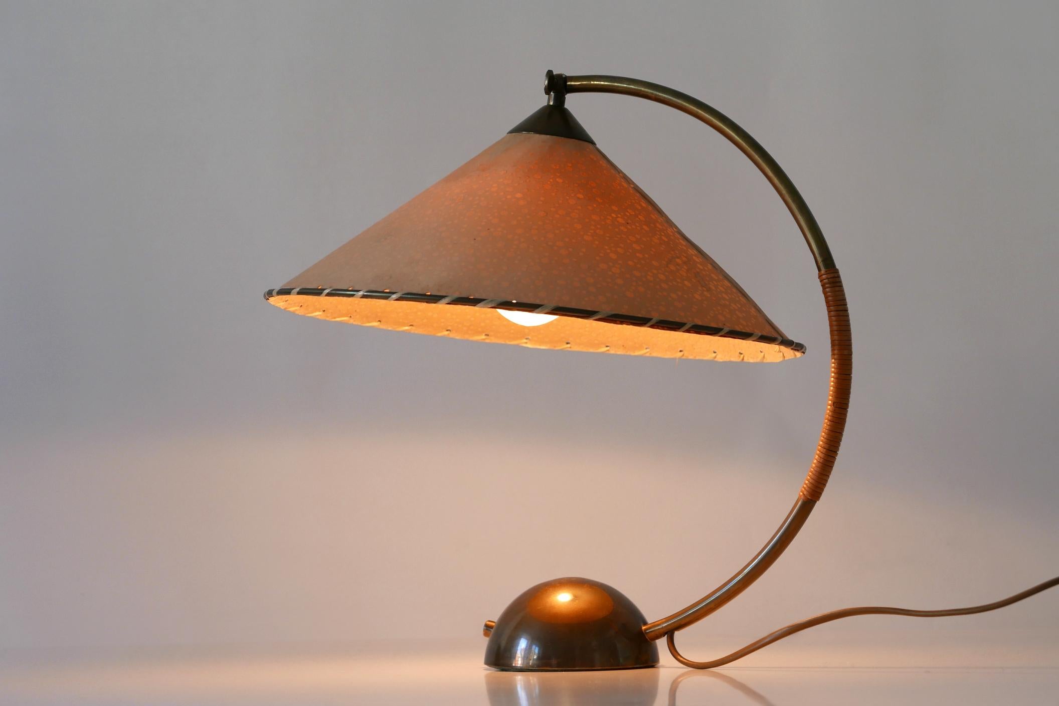 Exceptional and Large Mid-Century Modern Table Lamp by Pitt Müller 1950s Germany 4