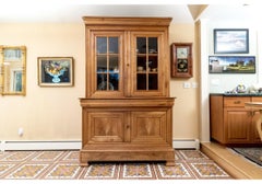 Exceptional And Massive Antique French Bookcase Cabinet