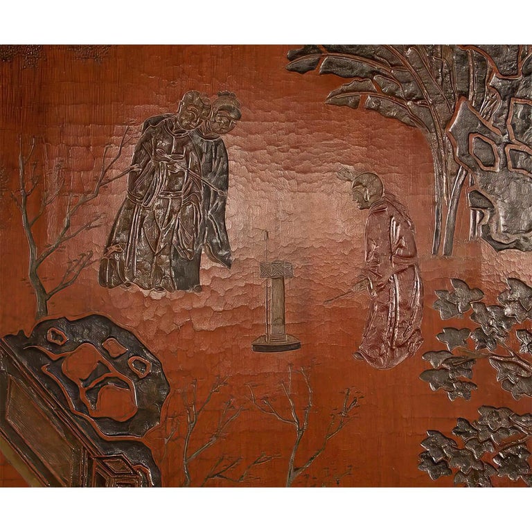 Exceptional and Rare 17th-18th Century Twelve-Panel Chinese Coromandel Screen 2