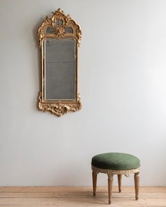 Exceptional and Rare 18th Century Swedish Rococo Mirror