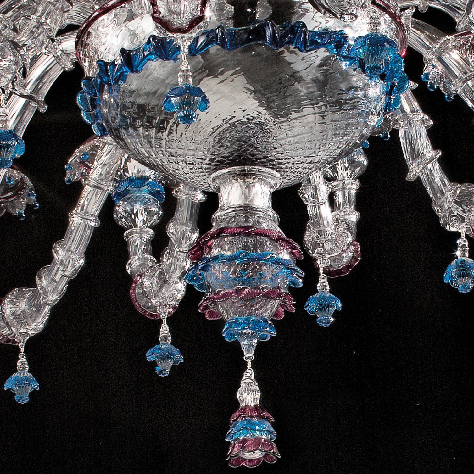 Exceptional and Rich Chandelier, Murano, Italy For Sale 5