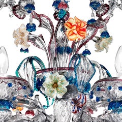 Exceptional and Rich Chandelier, Murano, Italy