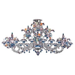 Exceptional and Rich Chandelier, Murano, Italy