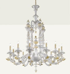 Exceptional and Rich Dolphin Chandelier, Murano, Italy