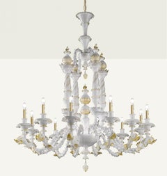 Exceptional and Rich Dolphin Chandelier, Murano, Italy