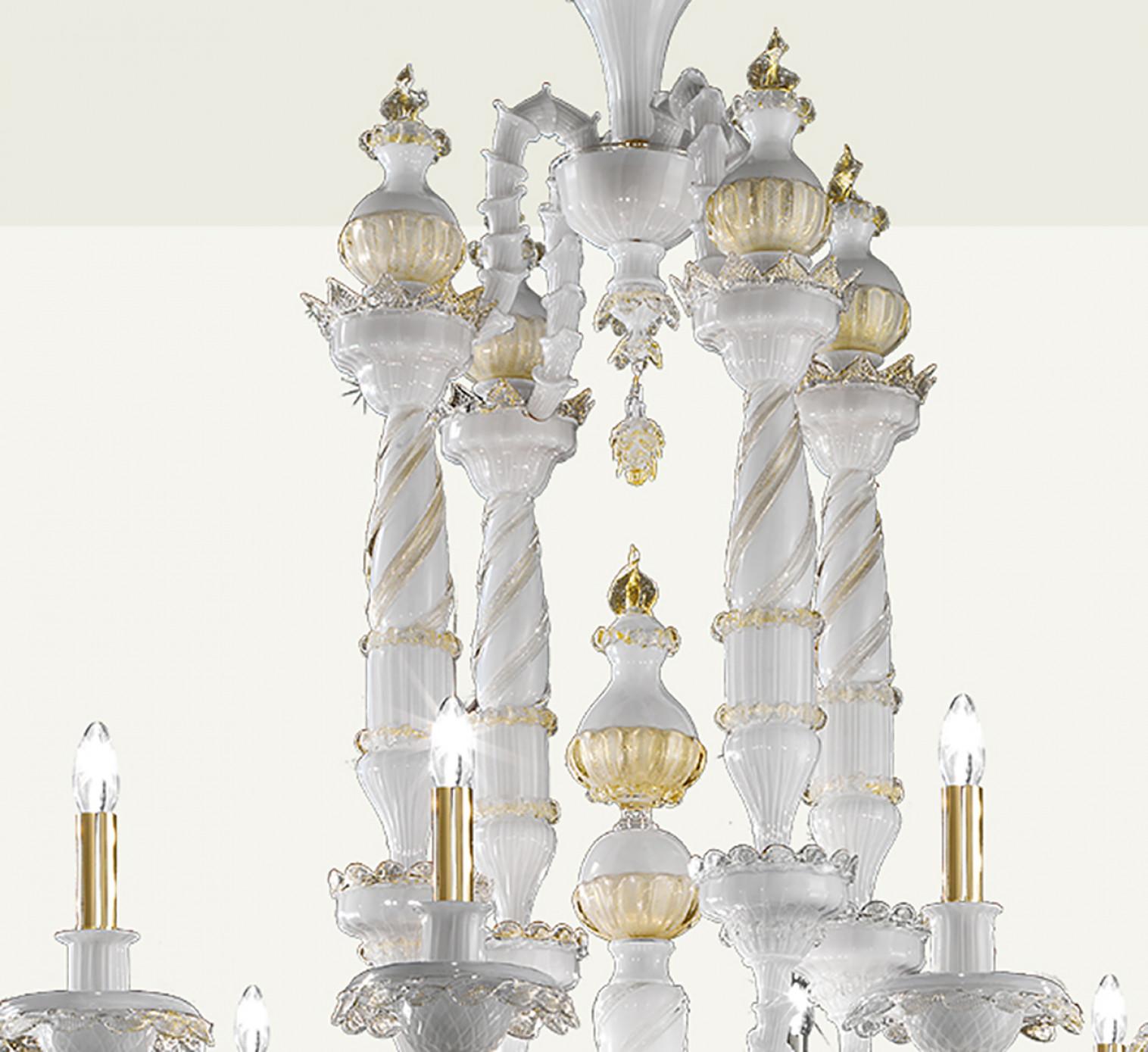 Polished Exceptional and Rich Dolphin Chandelier, Murano, Italy For Sale