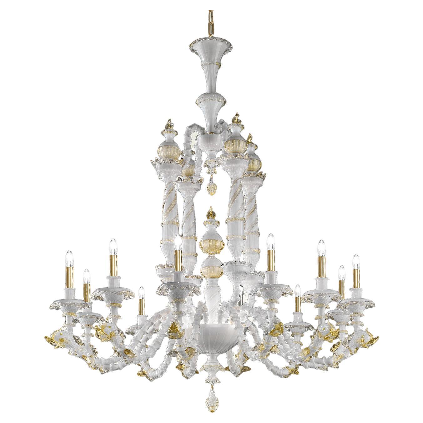 Exceptional and Rich Dolphin Chandelier, Murano, Italy For Sale