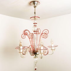 Exceptional and Rich Murano Chadelier, 1970, Italy