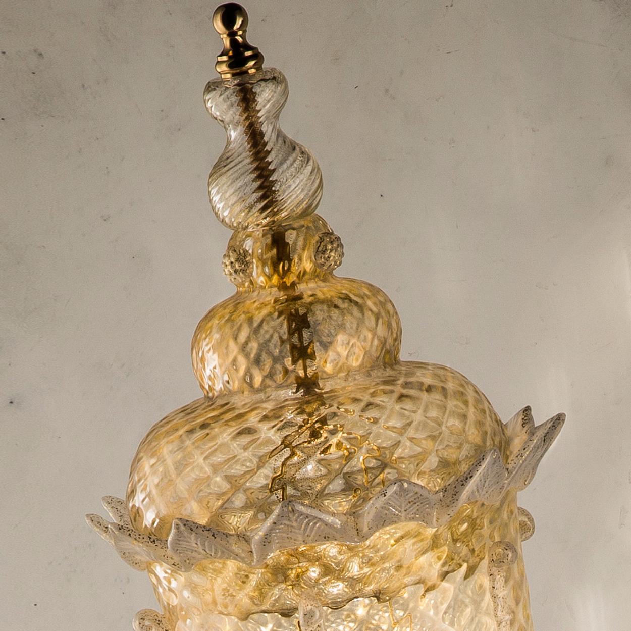 Polished Exceptional and Rich Wall Lights by Signoretto, Murano For Sale