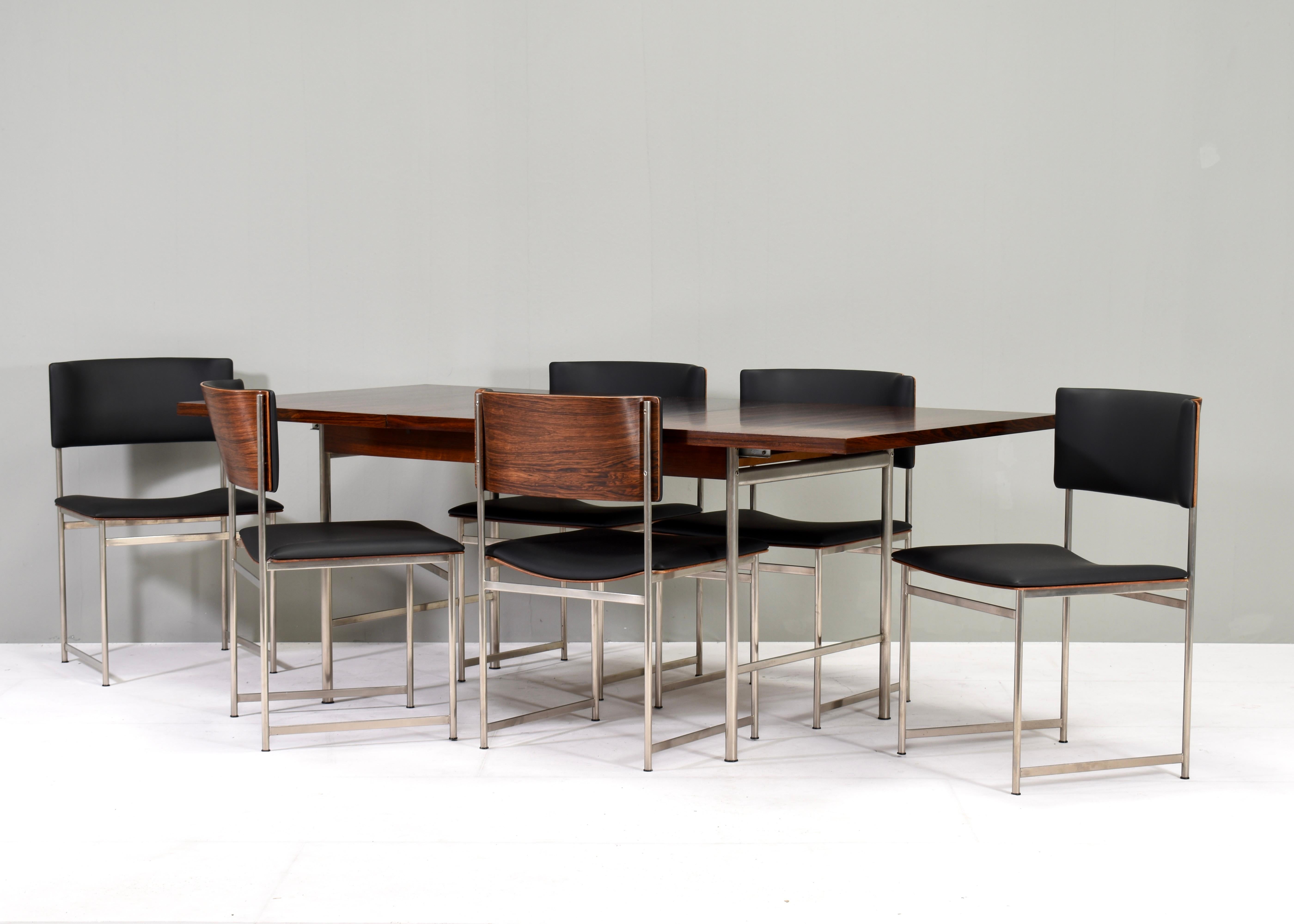 Mid-Century Modern Exceptional and Very Rare Dining Set by Cees Braakman for Pastoe, circa 1950