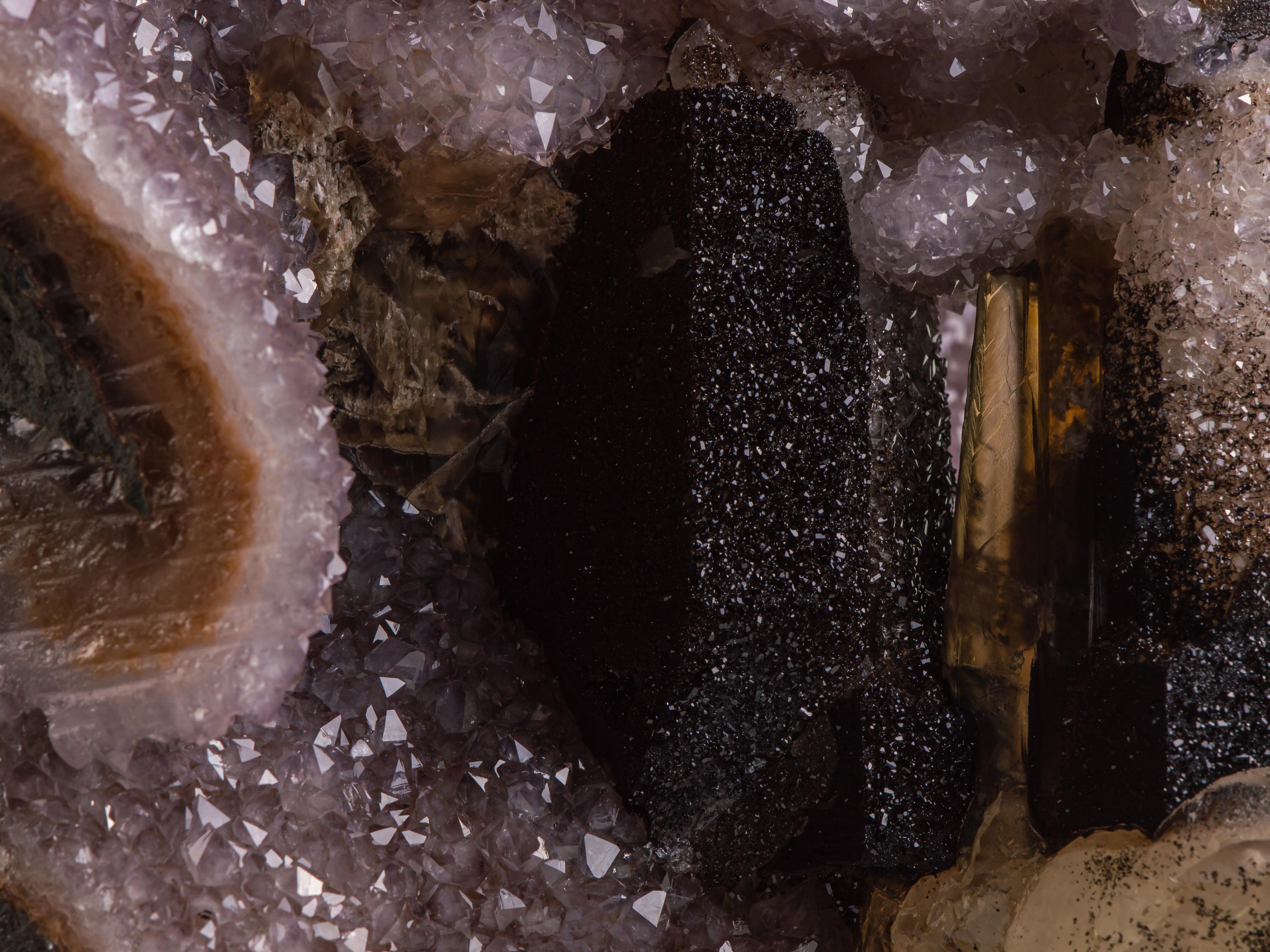 Exceptional “Angel” Amethyst Formation, Calcite, Agate, Quartz 6