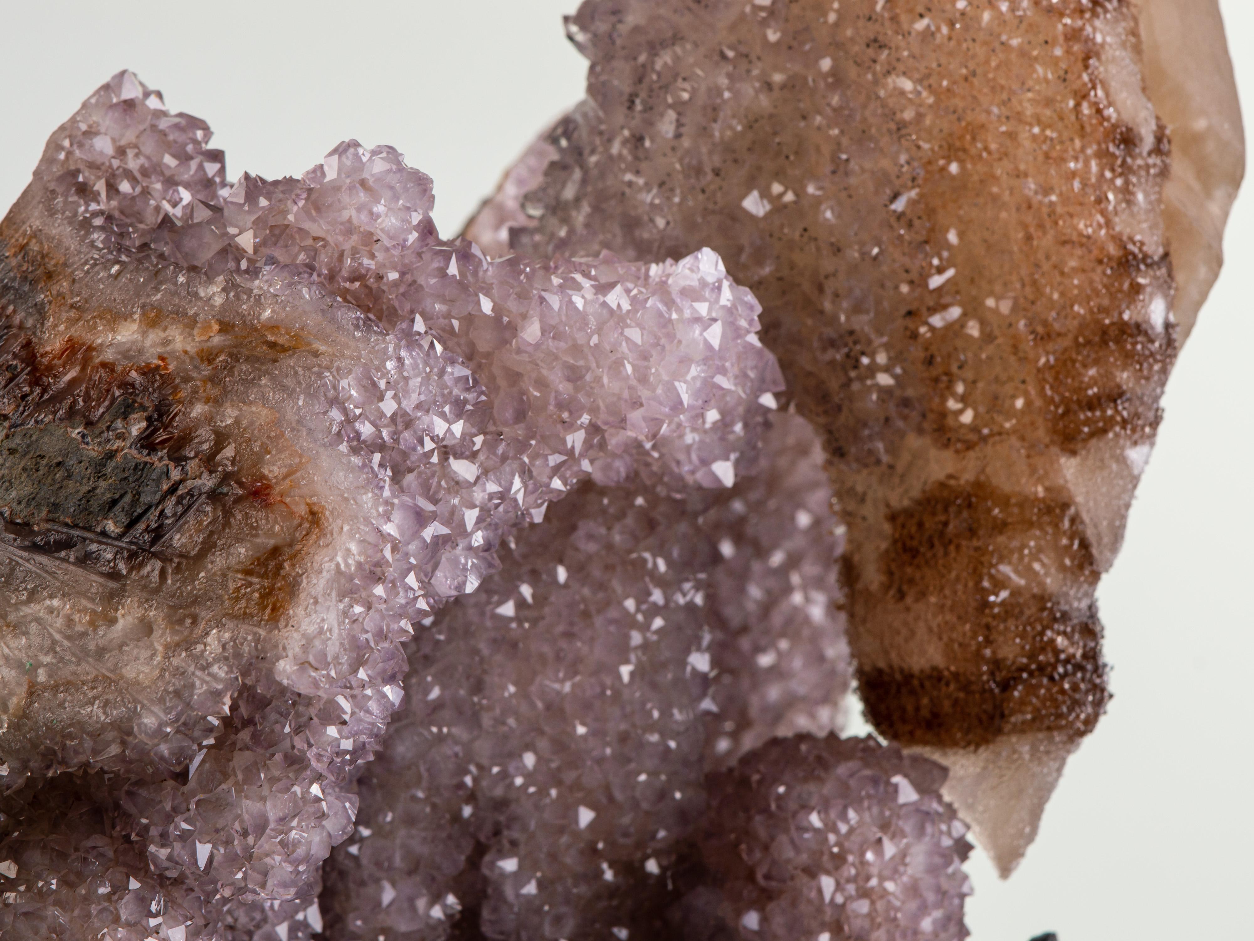 Exceptional “Angel” Amethyst Formation, Calcite, Agate, Quartz 4