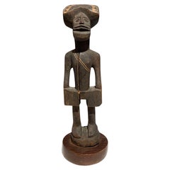 Exceptional Anthropomorphic Statue Tshokwe Chokwe Tribe Congo 19th Angola