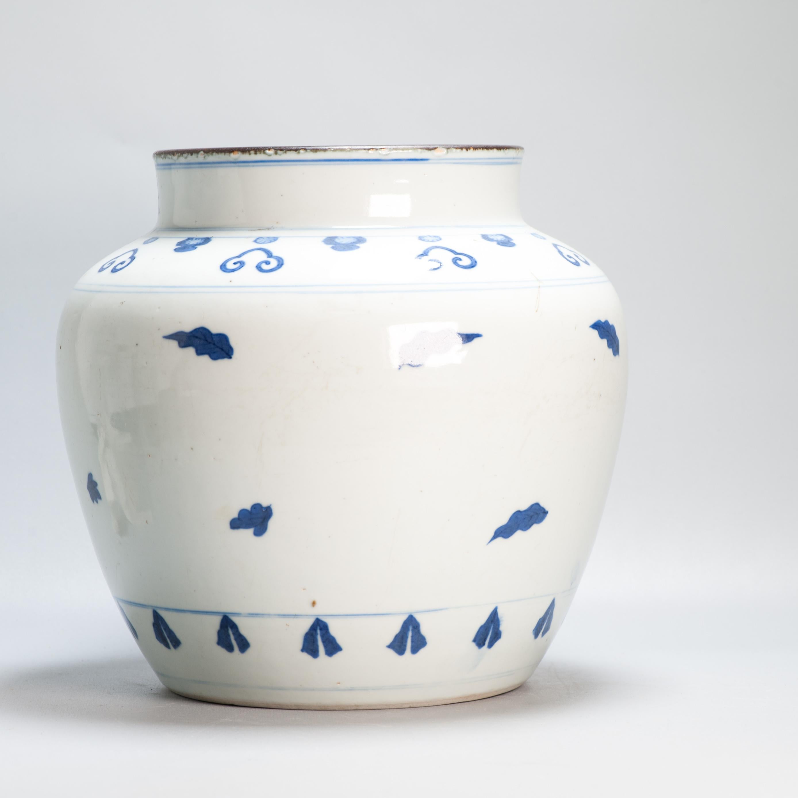 Exceptional Antique 19th c Vase Half Baked Chinese Porcelain Jiajing Wucai For Sale 2
