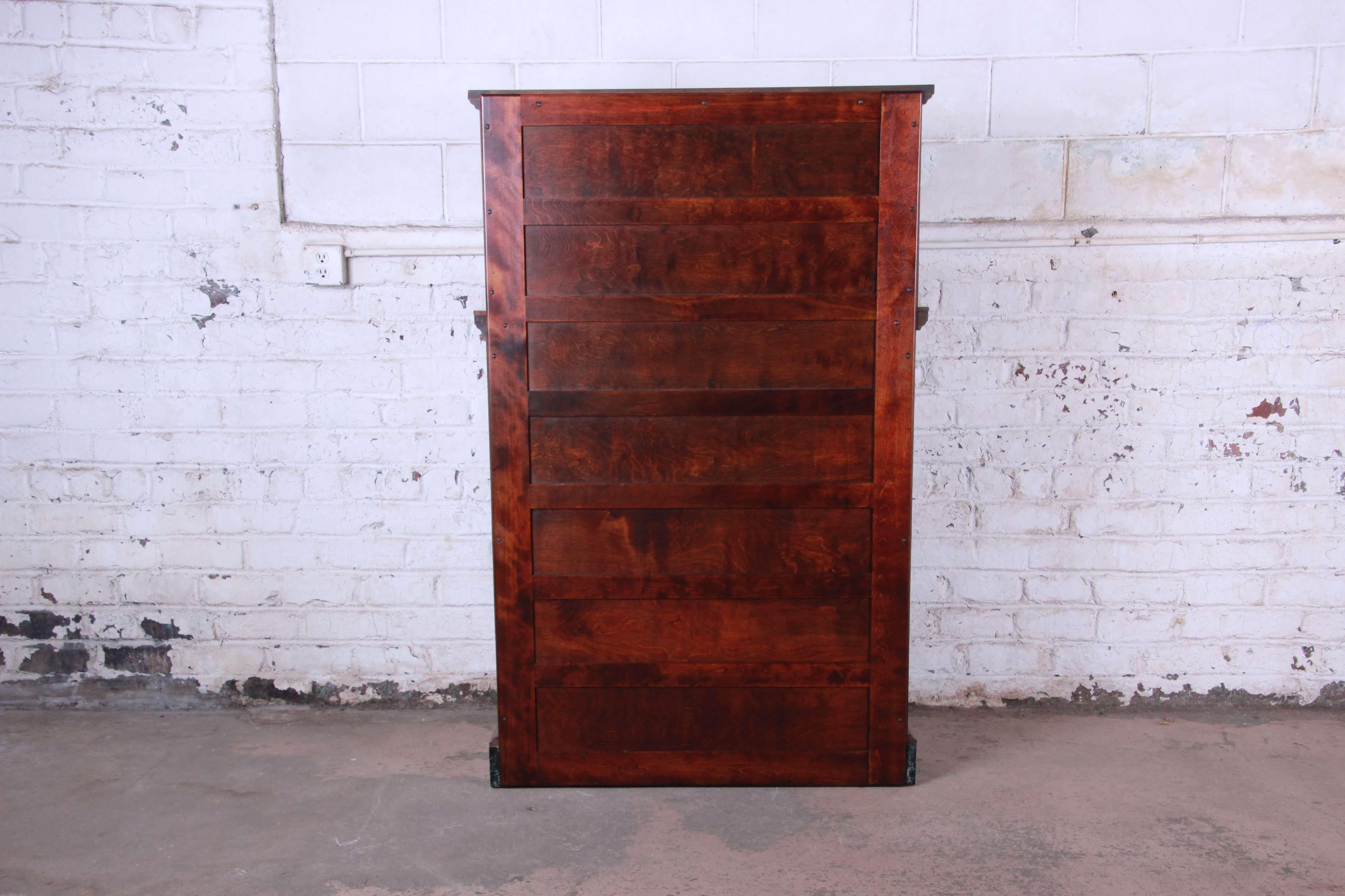 Exceptional Antique 22-Drawer Mahogany Dental Cabinet, 1929 2