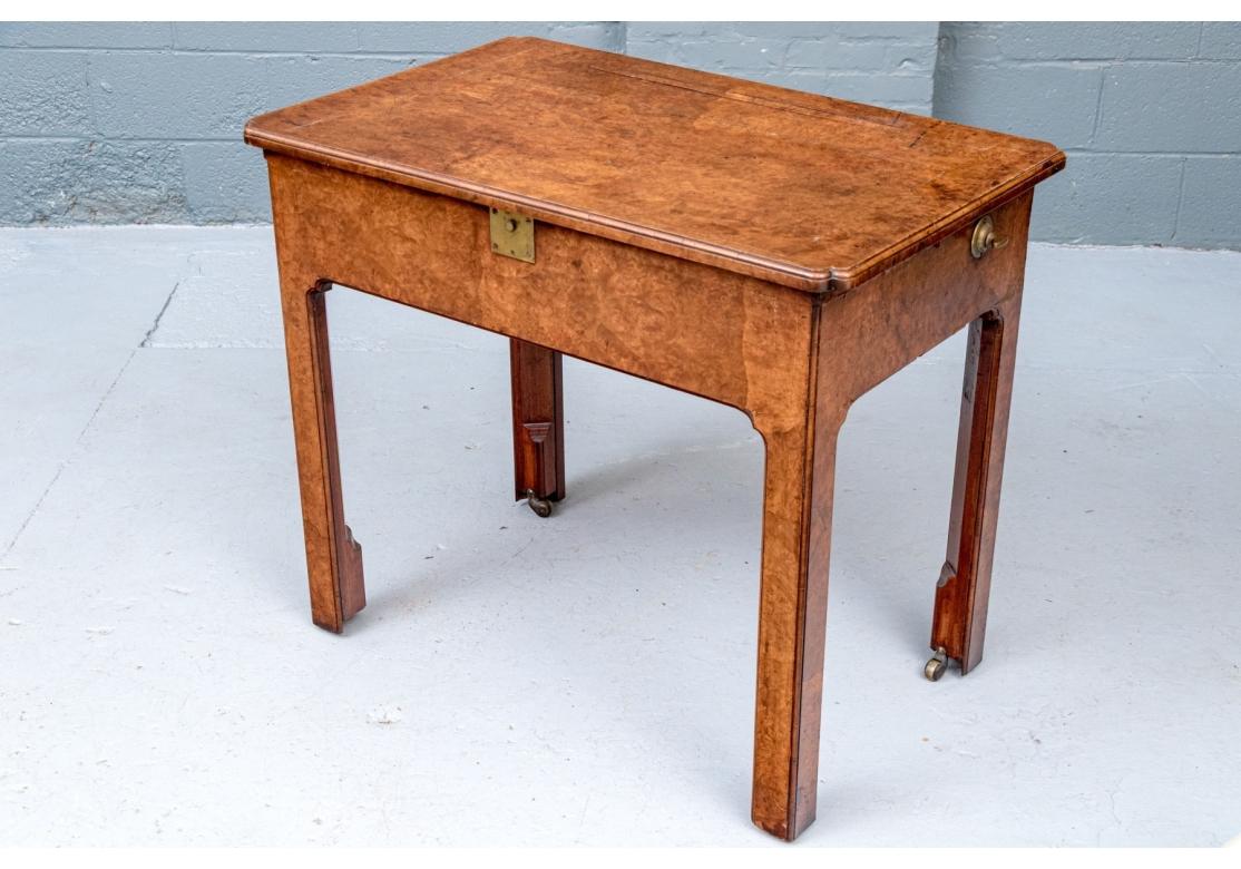 Außergewöhnliche Antike Anglo-Chinesische Padouk Holz Metamorphic Architekten Tabelle im Angebot 4