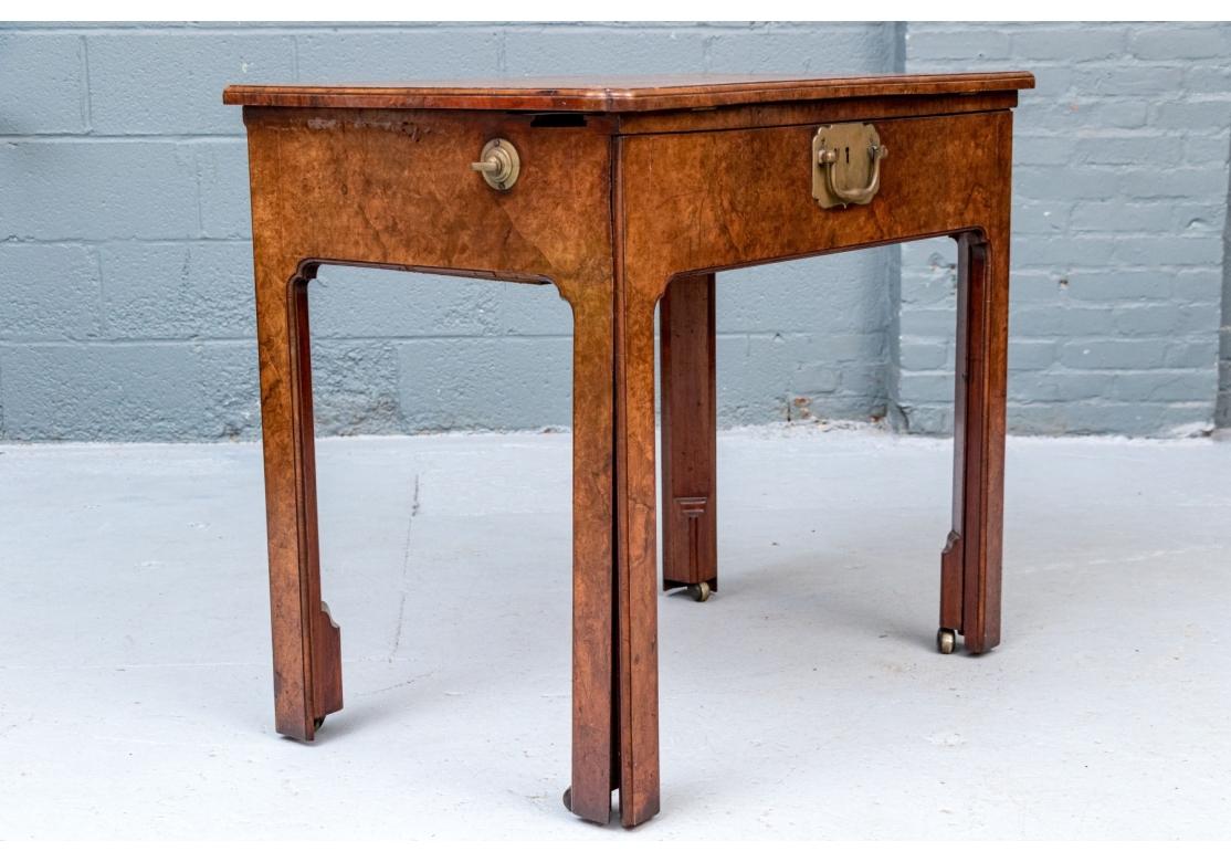 Außergewöhnliche Antike Anglo-Chinesische Padouk Holz Metamorphic Architekten Tabelle im Angebot 8