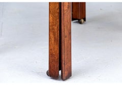 Exceptional Antique Anglo-Chinese Padouk Wood Metamorphic Architects Table