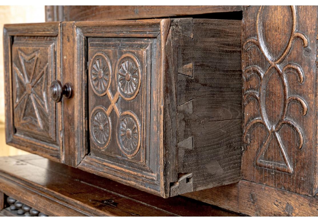 Exceptional Antique Carved Cupboard From The Brittany Region France For Sale 13
