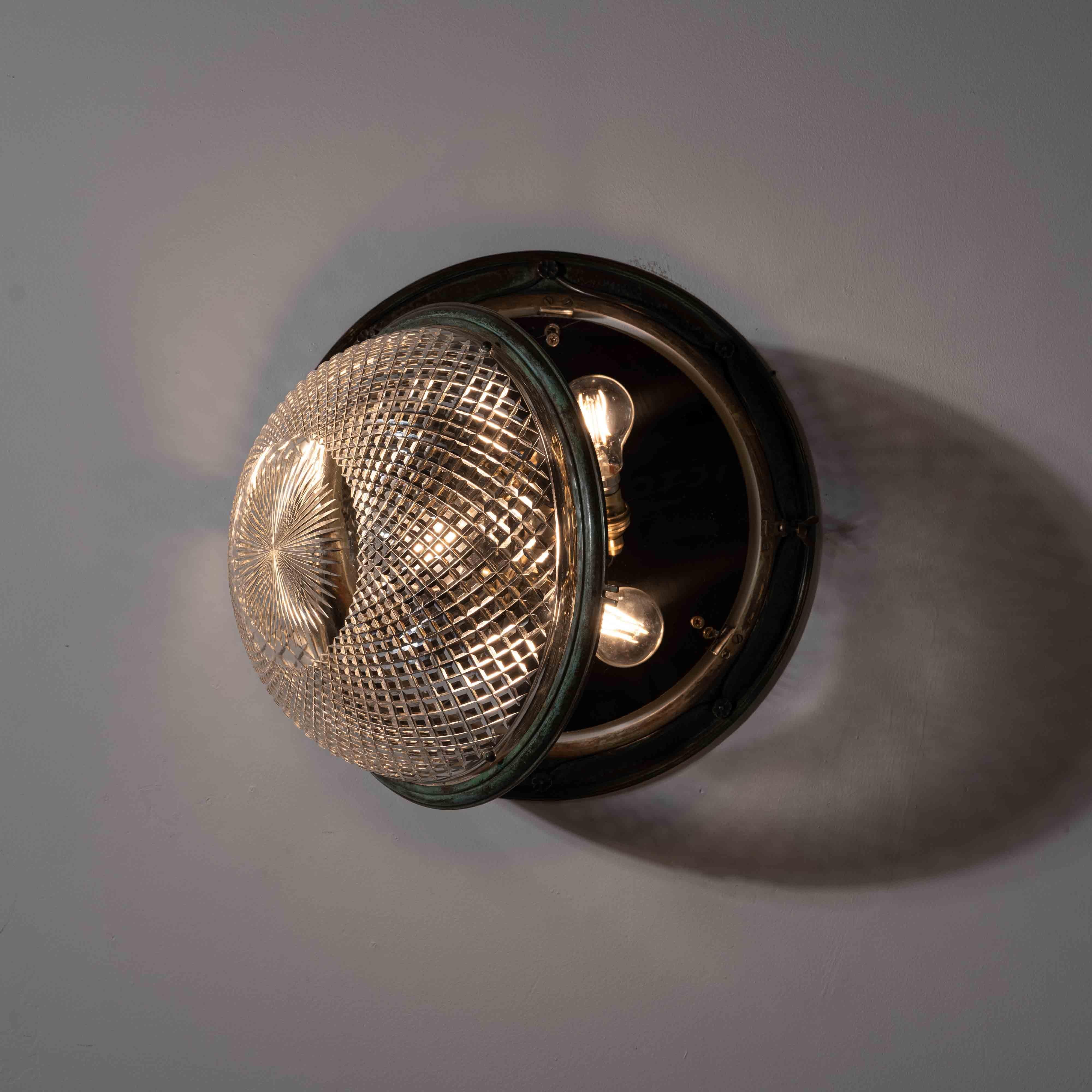 Eccezionale plafoniera a filo in cristallo antico e ottone decorativo in vendita 8