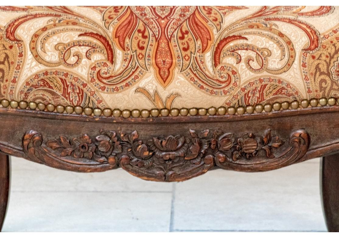 Exceptional Antique English Library Arm Chair For Sale 1