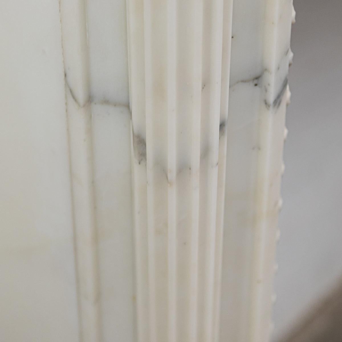 19th Century Exceptional Antique Louis XVI Style Marble Chimneypiece For Sale