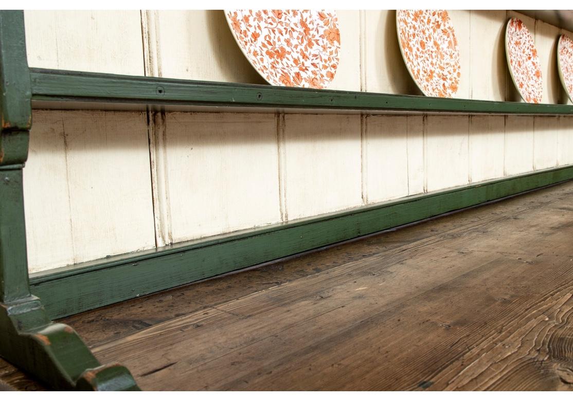Exceptional Antique Painted Pine Welsh Cupboard 2