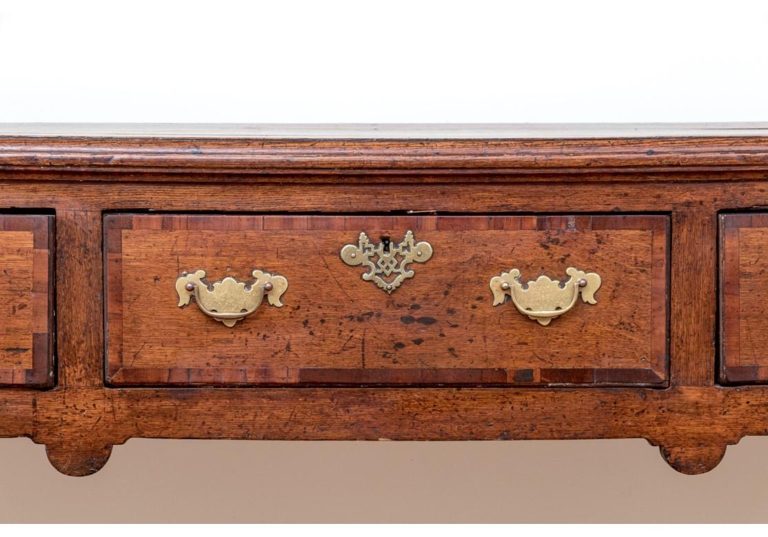 Brass Exceptional Antique Queen Anne Style Hunt Board For Sale