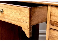 Exceptional Antique  Period Georgian Twin Pedestal Partner’s Desk