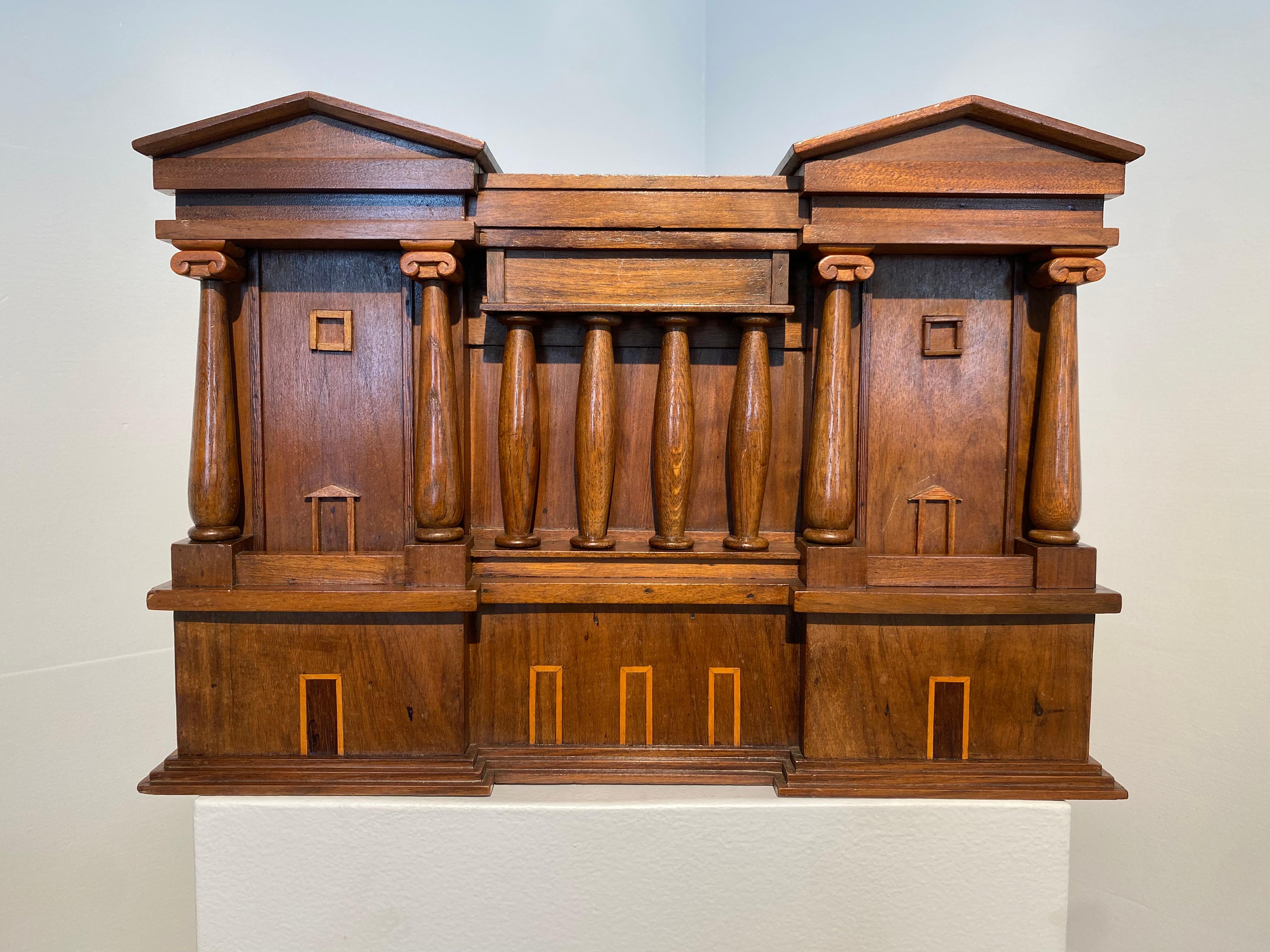 Exceptional , antique wooden Letter Box For Sale 5