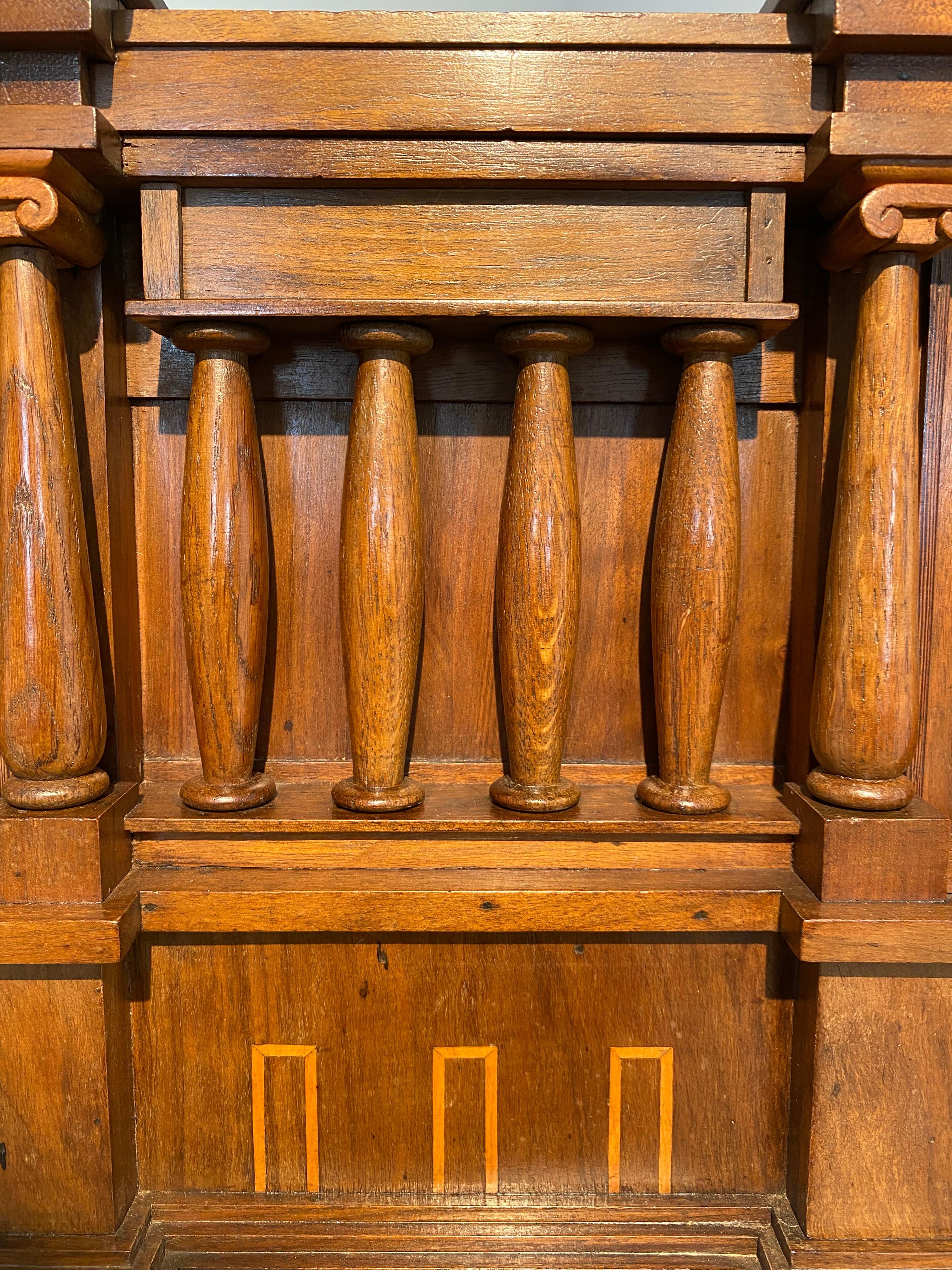 Exceptional , antique wooden Letter Box For Sale 7