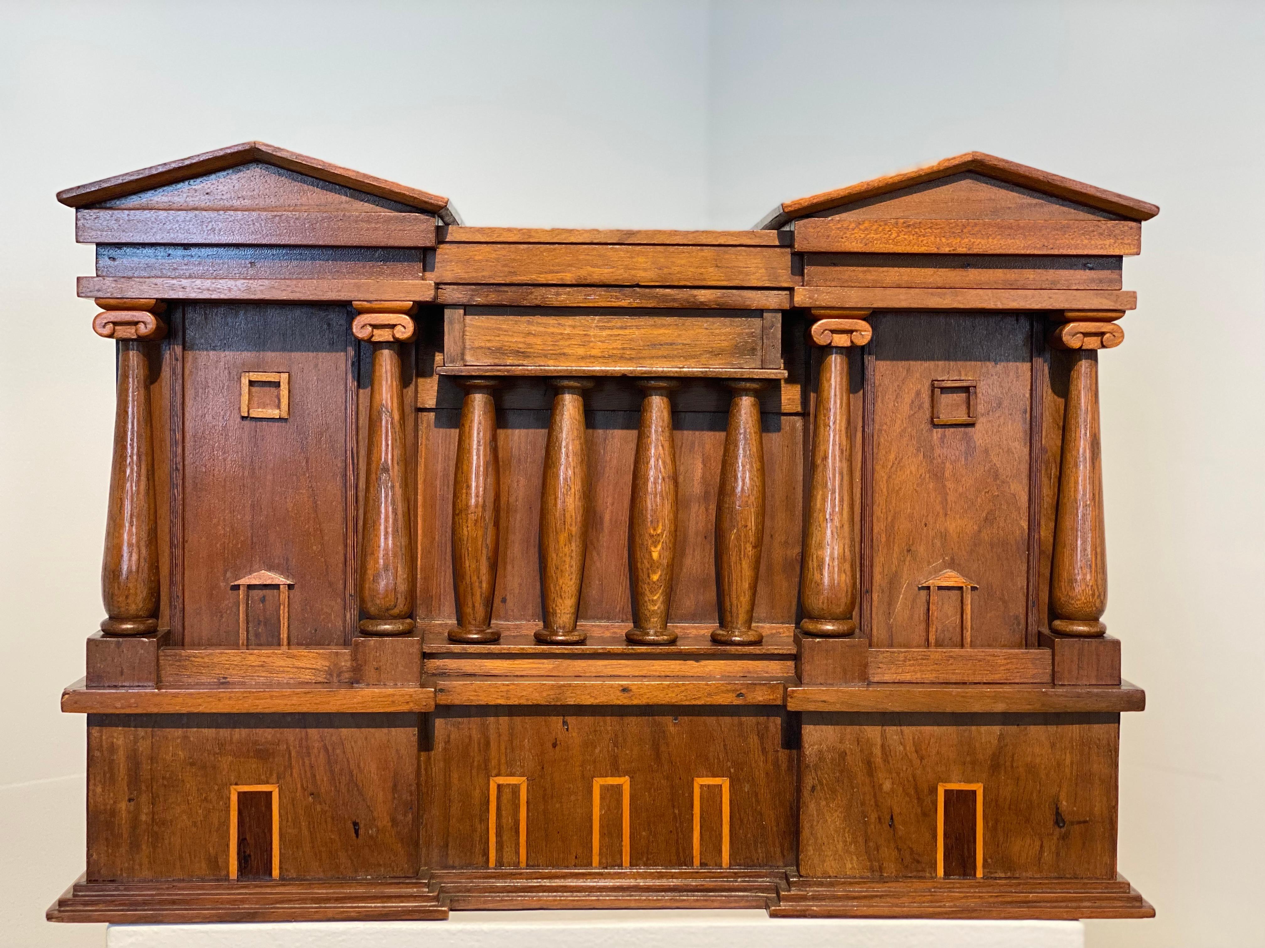 British Exceptional , antique wooden Letter Box For Sale