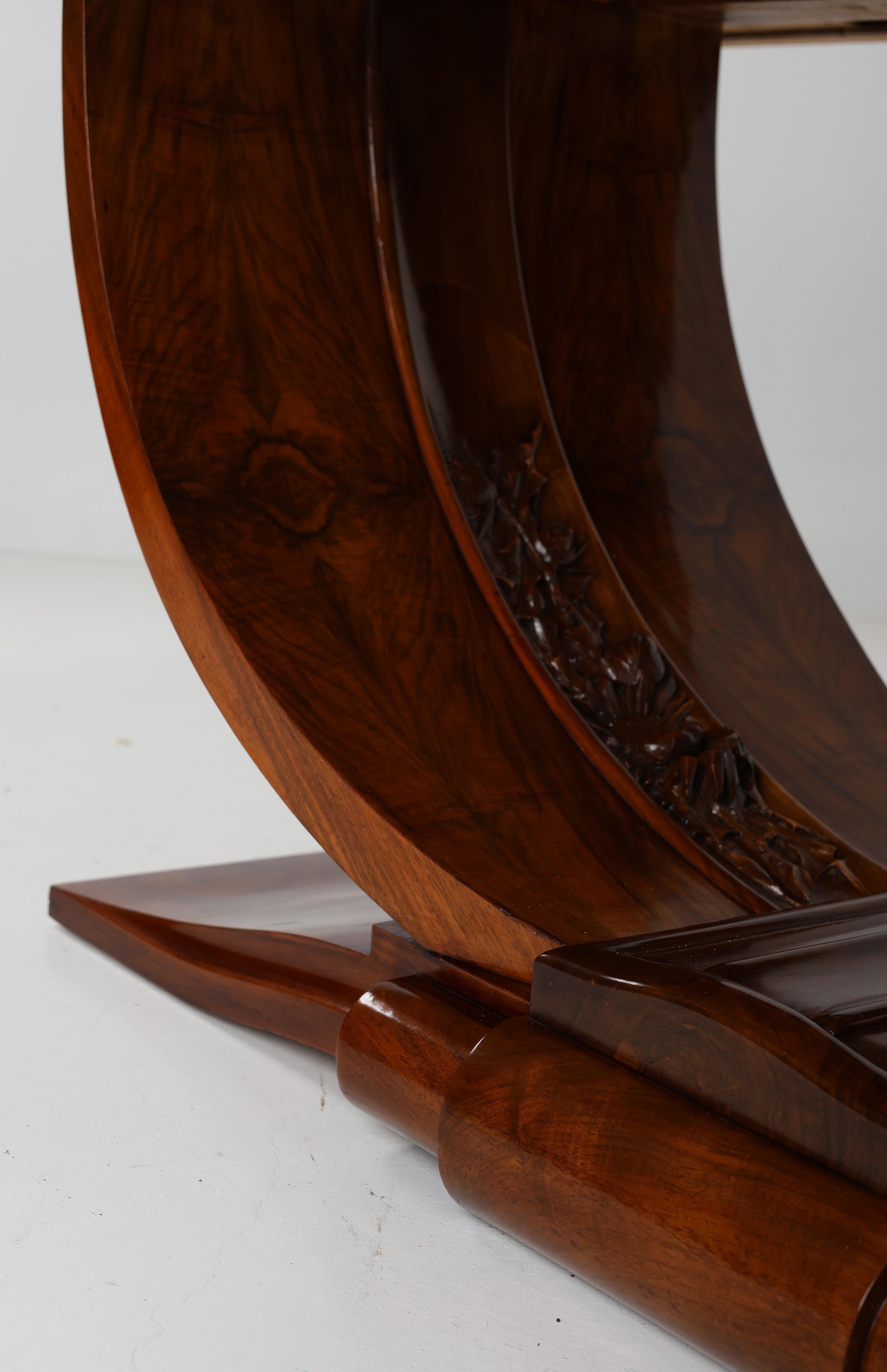 Exceptional Art Deco dining table For Sale 7