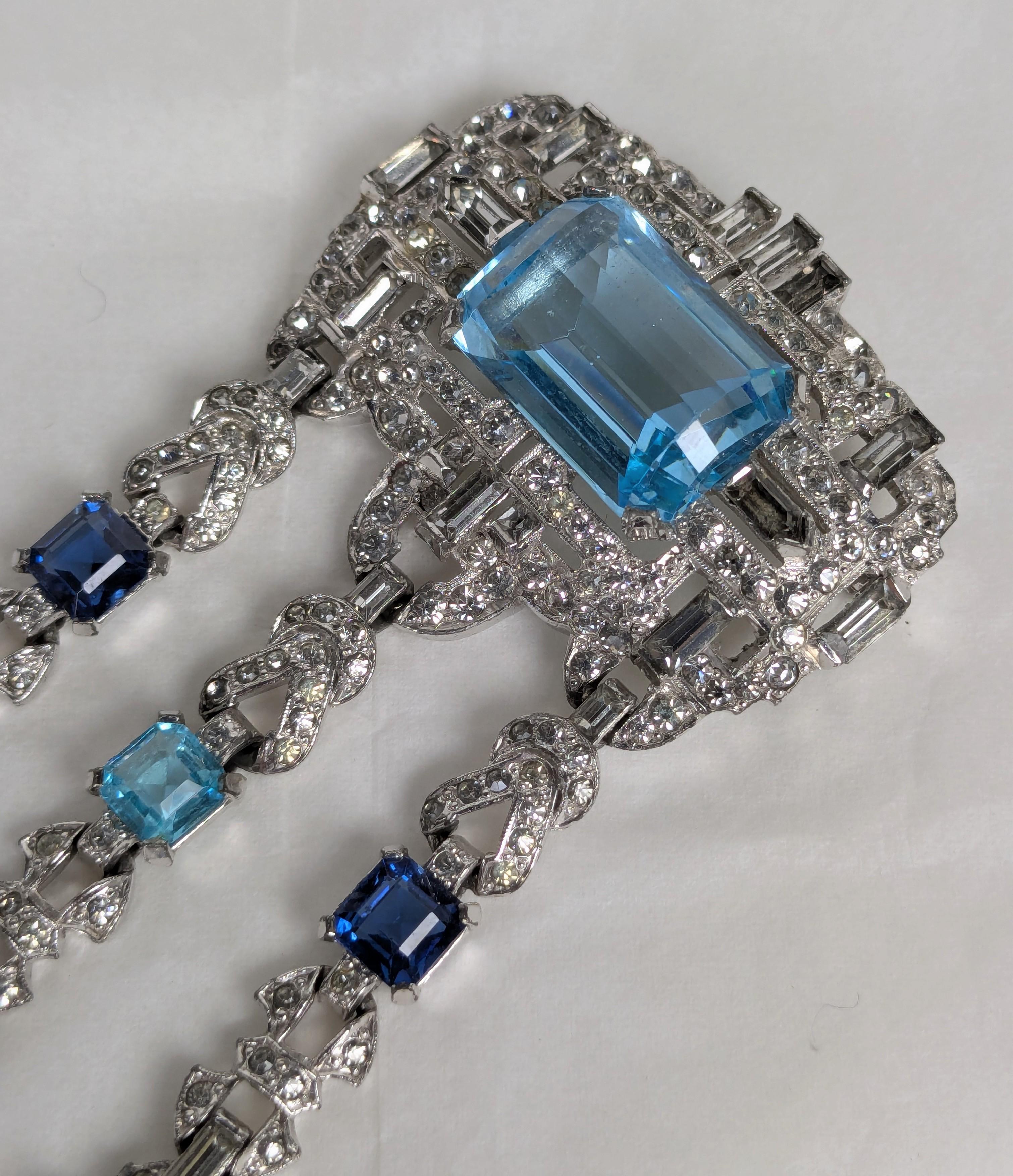 Exceptional Art Deco Mazer Pendant Brooch For Sale 2