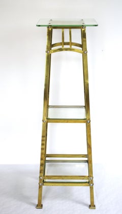 Exceptional Art Nouveau plant stand; attributed to Adolf Loos and Johannes Heeg