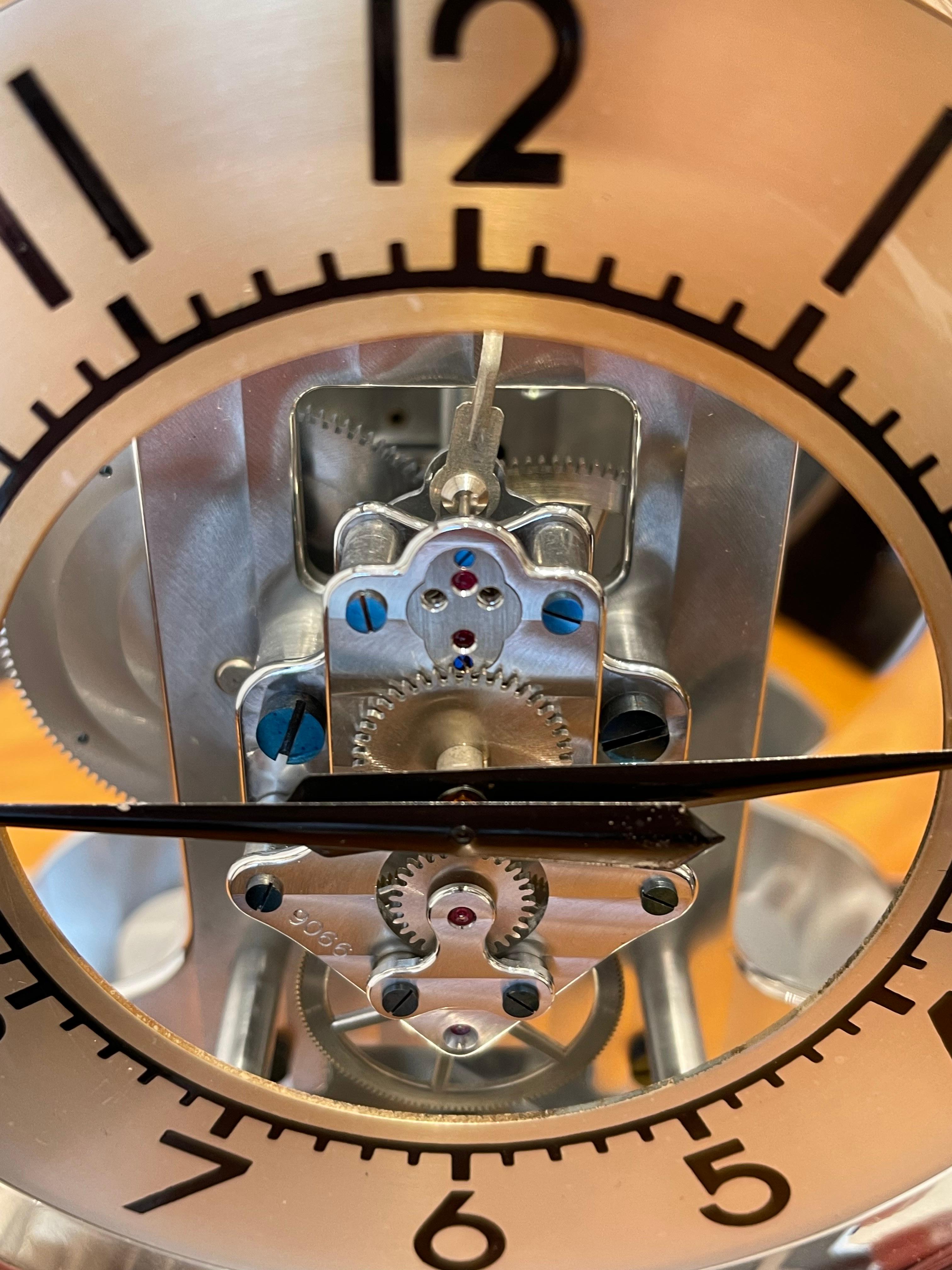 Exceptionnelle horloge de table Atmos de Jaeger-LeCoultre, vers 1940, Suisse en vente 2
