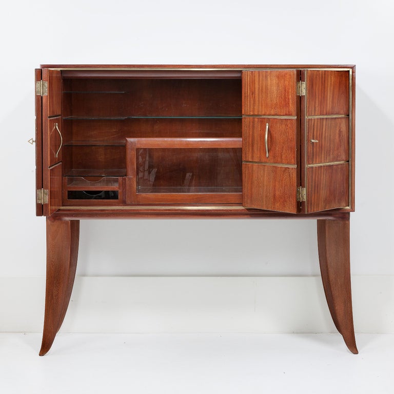 Art Deco, Italian Exceptional Bar Cabinet by Guglielmo Ulrich In Good Condition For Sale In London, GB