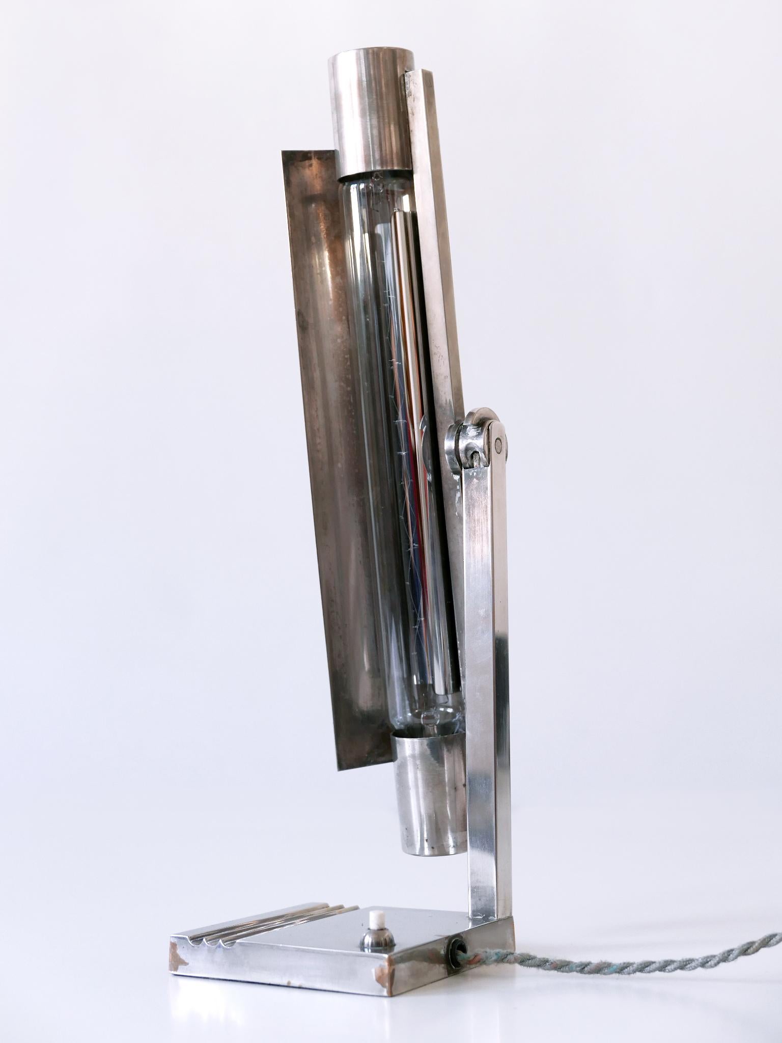 Adjustable Neolux Desk Lamp by Louis Dernier & Hamlyn Limited England 1930s For Sale 5
