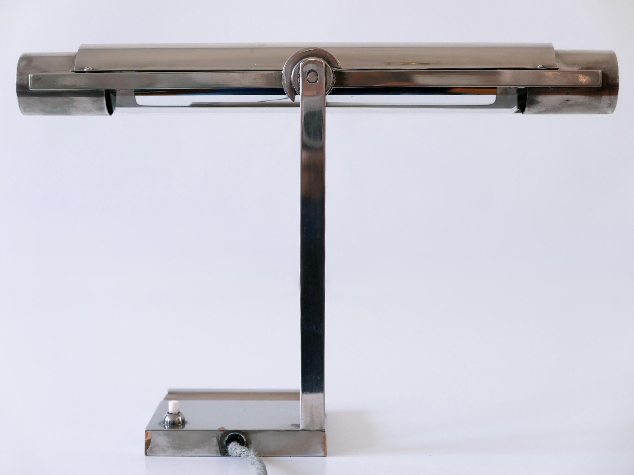 Adjustable Neolux Desk Lamp by Louis Dernier & Hamlyn Limited England 1930s For Sale 9