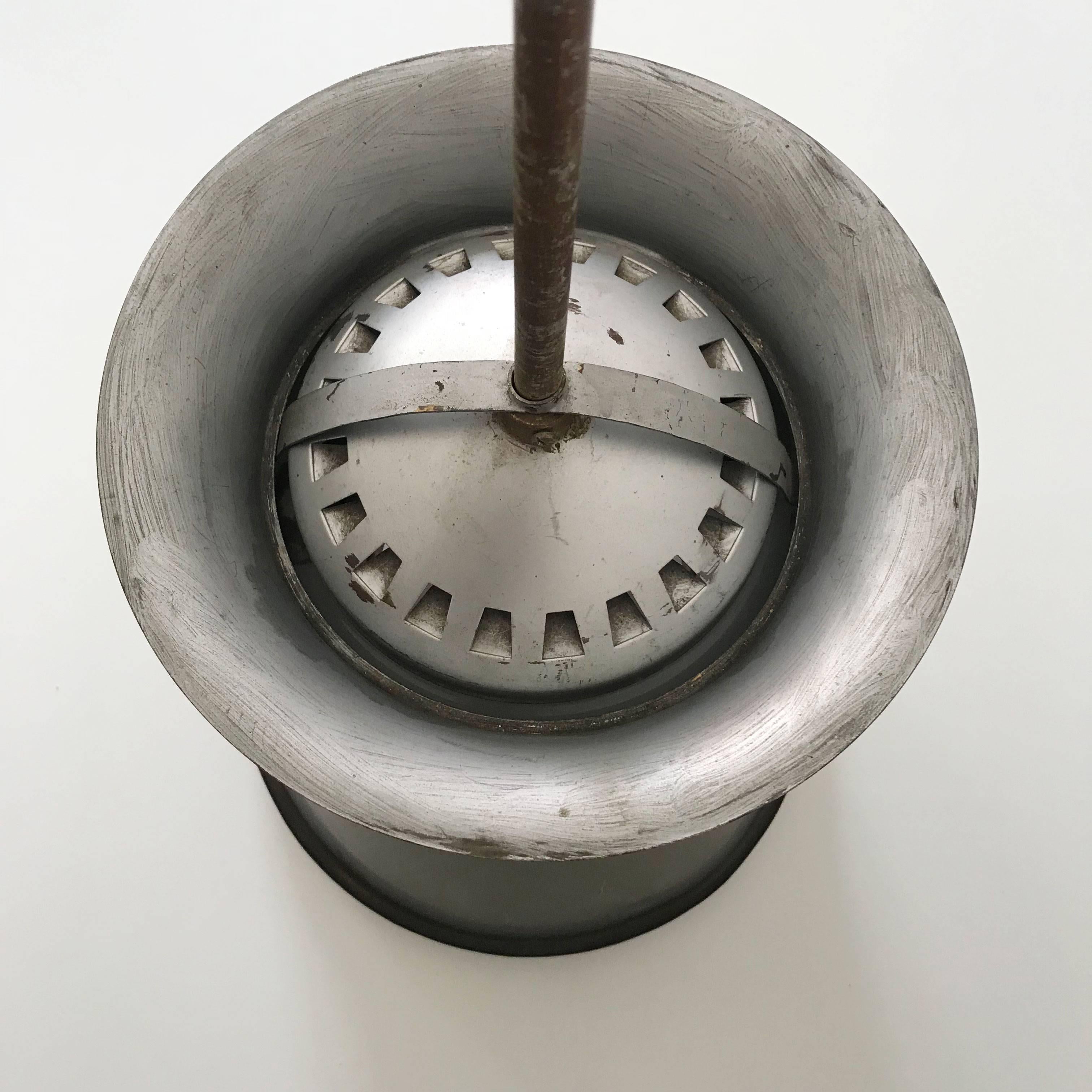 Exceptionnelle lampe suspendue Bauhaus d'Adolf Meyer pour Zeiss Ikon, années 1930, Allemagne en vente 10