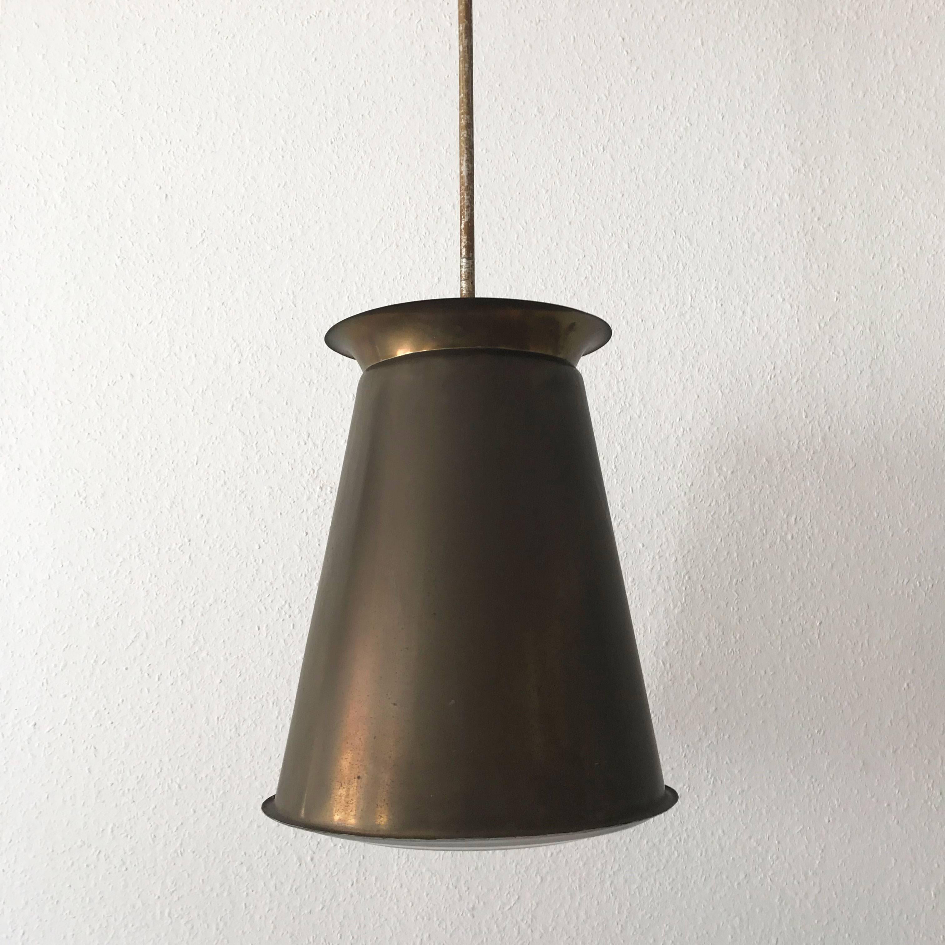 Early 20th Century Exceptional Bauhaus Pendant Lamp by Adolf Meyer for Zeiss Ikon, 1930s, Germany For Sale